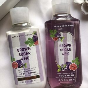 Bath & Body Works Brown Sugar & Fig Body Wash and Lotion